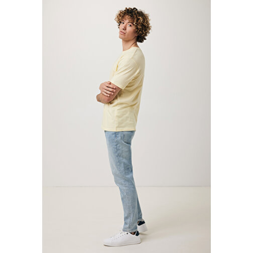 Iqoniq Brett T-Shirt Aus Recycelter Baumwolle, Cream Yellow , cream yellow, 30% recycelte und 70% biologische Baumwolle, XXL, 77,00cm x 0,50cm x 61,00cm (Länge x Höhe x Breite), Bild 8