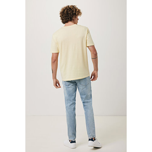 Iqoniq Brett T-Shirt Aus Recycelter Baumwolle, Cream Yellow , cream yellow, 30% recycelte und 70% biologische Baumwolle, M, 71,00cm x 0,50cm x 52,00cm (Länge x Höhe x Breite), Bild 7