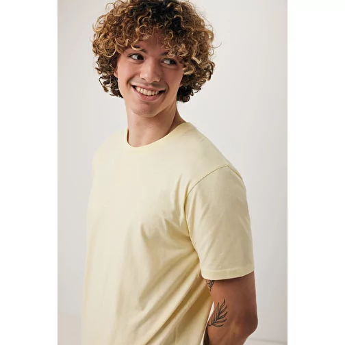 Iqoniq Brett T-shirt en coton recyclé, cream yellow, Image 11