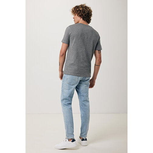 Iqoniq Brett T-Shirt Aus Recycelter Baumwolle, Ungefärbte Helles Anthrazit , ungefärbte helles Anthrazit, 30% recycelte und 70% biologische Baumwolle, XXXL, 79,00cm x 0,50cm x 64,00cm (Länge x Höhe x Breite), Bild 6