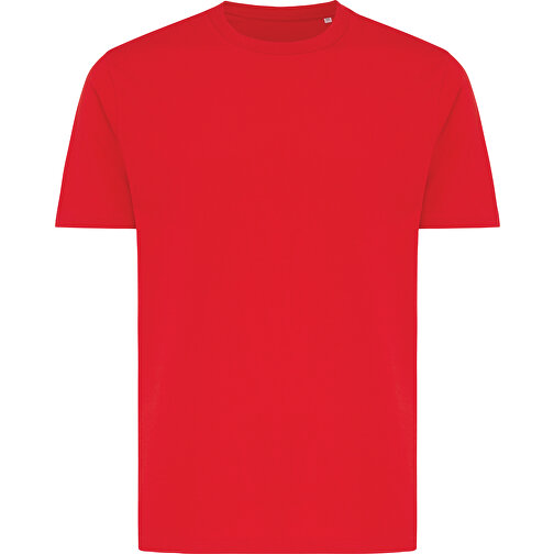 Iqoniq Brett T-Shirt Aus Recycelter Baumwolle, Rot , rot, 30% recycelte und 70% biologische Baumwolle, XS, 67,00cm x 0,50cm x 46,00cm (Länge x Höhe x Breite), Bild 1