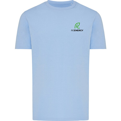 Iqoniq Brett T-Shirt Aus Recycelter Baumwolle, Sky Blue , sky blue, 30% recycelte und 70% biologische Baumwolle, XL, 75,00cm x 0,50cm x 58,00cm (Länge x Höhe x Breite), Bild 3