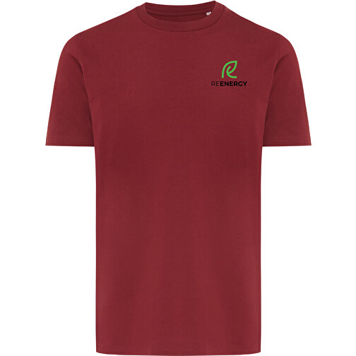 Iqoniq Brett T-Shirt Aus Recycelter Baumwolle, Burgunderrot , burgunderrot, 30% recycelte und 70% biologische Baumwolle, XXL, 77,00cm x 0,50cm x 61,00cm (Länge x Höhe x Breite), Bild 3