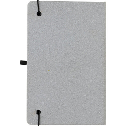 Cuaderno A5 de tapa dura de PU, gris claro, Imagen 5