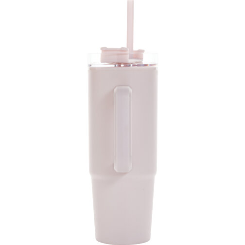 Tana gobelet en plastique recyclé RCS avec poignée 900ml, rose, Image 3