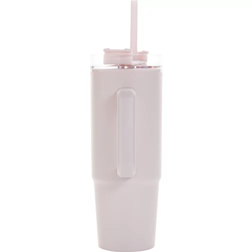 Tana gobelet en plastique recyclé RCS avec poignée 900ml, rose, Image 3