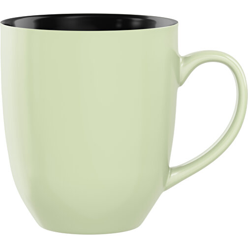 Bella Aussen Farbig Innen Schwarz 330ml , mintgrün / schwarz, New Bone China Porzellan, 9,40cm x 12,00cm (Höhe x Breite), Bild 1