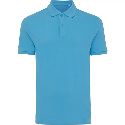 Polo piqué Iqoniq Yosemite en coton recyclé, bleu tranquil, Image 1