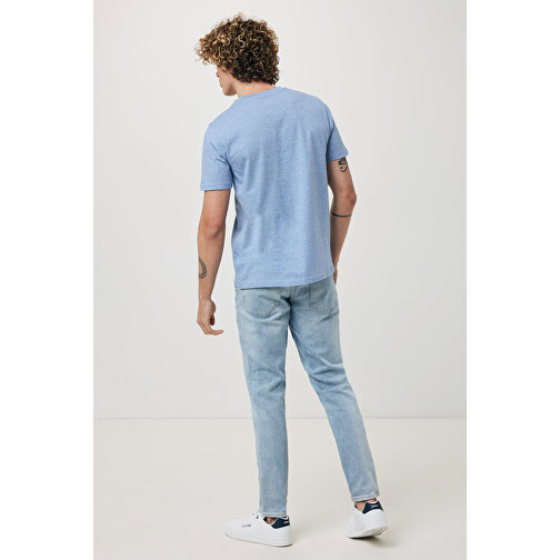 Iqoniq Brett T-Shirt Aus Recycelter Baumwolle, Light Heather Blue , light heather blue, 30% recycelte und 70% biologische Baumwolle, XXS, 61,00cm x 1,00cm x 44,00cm (Länge x Höhe x Breite), Bild 7