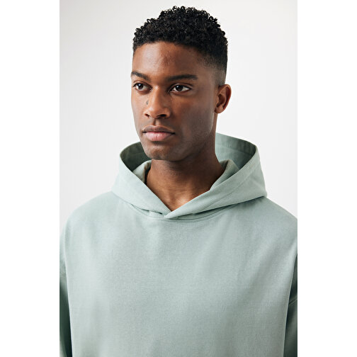 Iqoniq Yoho Relax-Hoodie Aus Recycelter Baumwolle, Iceberg Green , Iceberg green, 50% recycelte und 50% biologische Baumwolle, XXL, 76,00cm x 1,00cm x 68,00cm (Länge x Höhe x Breite), Bild 7