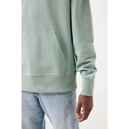 Sudadera con capucha Iqoniq Yoho relax de algodón reciclado, verde Iceberg, Imagen 8