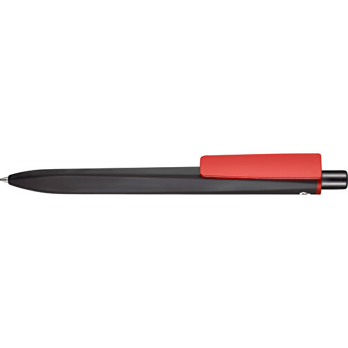 Kugelschreiber RIDGE RECYCLED SOFT , Ritter-Pen, schwarz/rot, ABS u. Metall, , Bild 3