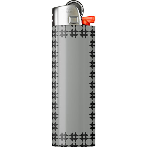 BIC® J26 Digital Wrap Feuerzeug , BiC, grau / schwarz, Delrin®, Stahl, 2,50cm x 1,50cm x 8,20cm (Länge x Höhe x Breite), Bild 1