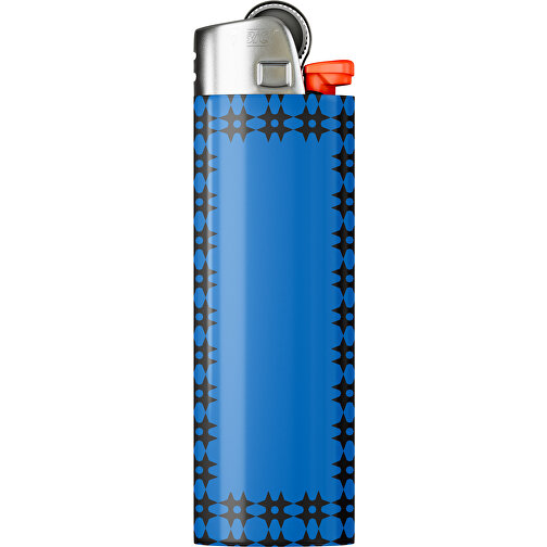 BIC® J26 Digital Wrap Feuerzeug , BiC, kobaltblau / schwarz, Delrin®, Stahl, 2,50cm x 1,50cm x 8,20cm (Länge x Höhe x Breite), Bild 1