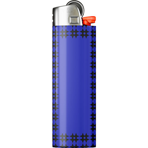 BIC® J26 Digital Wrap Feuerzeug , BiC, blau / schwarz, Delrin®, Stahl, 2,50cm x 1,50cm x 8,20cm (Länge x Höhe x Breite), Bild 1