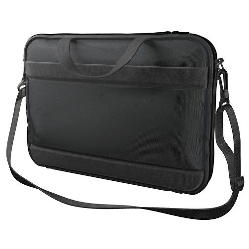 Laptoptasche Stripe , schwarz, Sublimation-fabric 200g - Polyester (PU), 36,00cm x 28,00cm x 5,00cm (Länge x Höhe x Breite), Bild 1