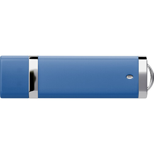 PromoPerfect USB-STICK 2.0 PLASTIK , dunkelblau MB , 32 GB , Gummiplastik, Kunststoff MB , 7,00cm x 0,70cm x 2,00cm (Länge x Höhe x Breite), Bild 2