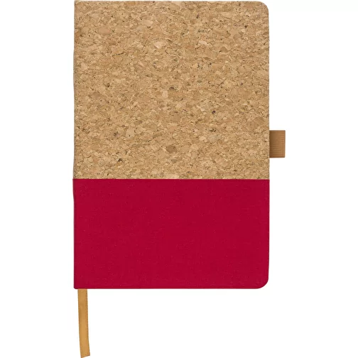 Carnet de notes Trevor en liège et coton, Image 1