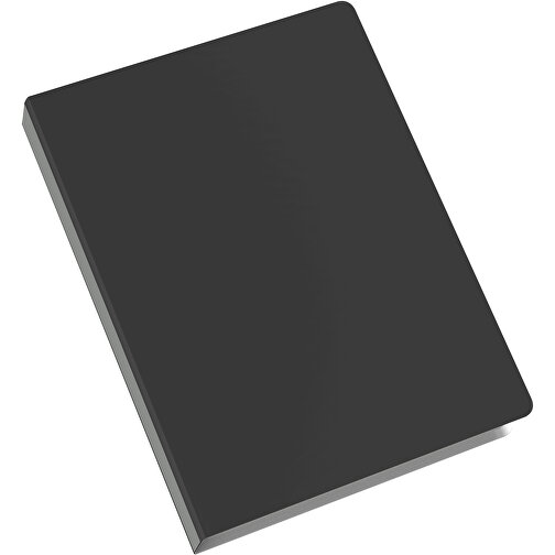 Softcover Haftnotiz-Set Mina , schwarz / grau, Papier, 10,50cm x 0,60cm x 7,50cm (Länge x Höhe x Breite), Bild 2