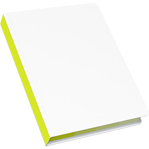 Softcover Haftnotiz-Set Stacey , weiss / hellgrün, Papier, 10,60cm x 1,00cm x 7,60cm (Länge x Höhe x Breite), Bild 2