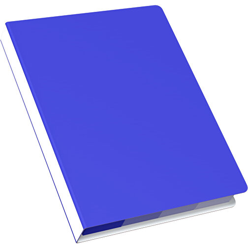 Softcover Haftnotiz-Set Stacey , blau / weiss, Papier, 10,60cm x 1,00cm x 7,60cm (Länge x Höhe x Breite), Bild 2