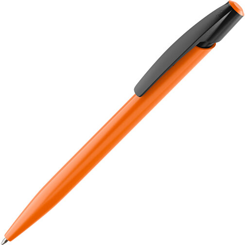 BIC® Media Clic Kugelschreiber Siebdruck , BiC, orange / schwarz, Kunststoff, 14,70cm x 1,30cm (Länge x Breite), Bild 1