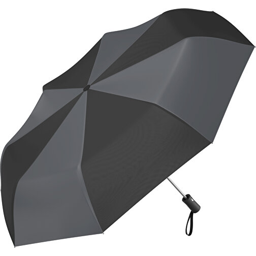 Regenschirm AO Paris , dunkelgrau / schwarz, 100% Polyester pongee, 31,00cm (Länge), Bild 1