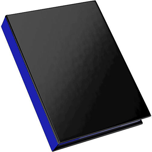 Hardcover Haftnotiz-Set Steffen , schwarz / blau, Papier, 10,50cm x 1,80cm x 7,50cm (Länge x Höhe x Breite), Bild 2