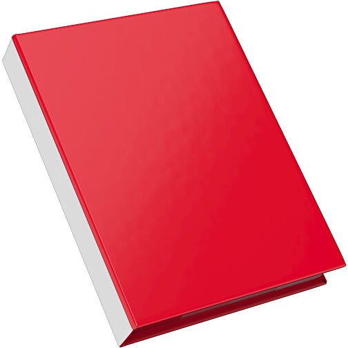 Hardcover Haftnotiz-Set Steffen , ampelrot / weiß, Papier, 10,50cm x 1,80cm x 7,50cm (Länge x Höhe x Breite), Bild 2