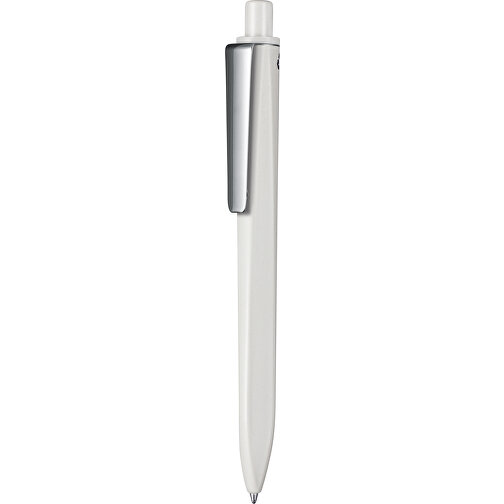 Kugelschreiber RIDGE RECYCLED SOFT M , Ritter-Pen, grau, ABS u. Metall, 14,10cm (Länge), Bild 1