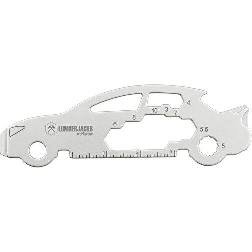 ROMINOX® Key Tool Car / Auto (18 Funktionen) Danke , Edelstahl, 7,50cm x 0,23cm x 2,50cm (Länge x Höhe x Breite), Bild 9