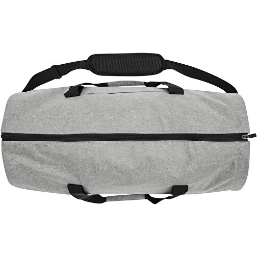 Reisetasche MILANO Mit Integriertem Kleidersack , grau, schwarz, Polycanvas, 61,50cm x 32,00cm x 26,00cm (Länge x Höhe x Breite), Bild 6