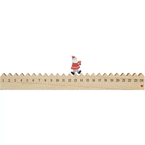 Calendrier en bois WALKING SANTA, Image 2