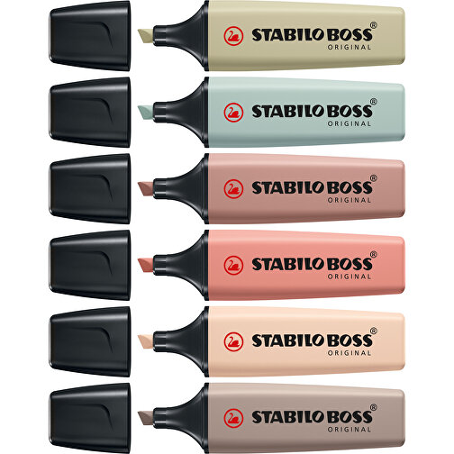 STABILO BOSS ORIGINAL NatureCOLORS Leuchtmarkierer , Stabilo, warm grey, Kunststoff, 10,50cm x 1,70cm x 2,70cm (Länge x Höhe x Breite), Bild 3