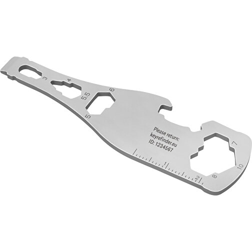 ROMINOX® Key Tool // Bottle - 18 Funktionen , Edelstahl, 2,35cm x 0,20cm x 8,00cm (Länge x Höhe x Breite), Bild 11