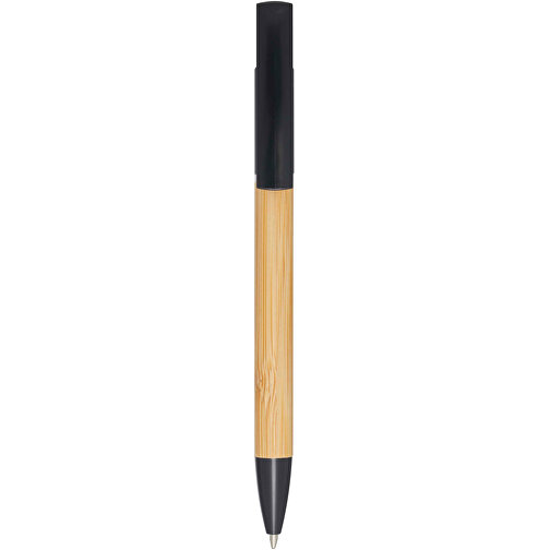 Delfina Stift Smartphoneständer , schwarz, FSC certified bamboo, 14,70cm (Länge), Bild 2