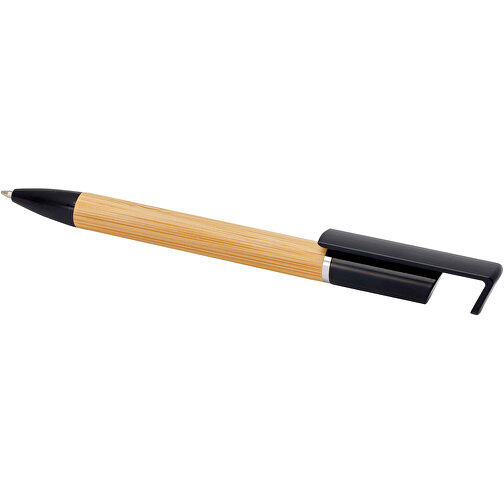 Delfina Stift Smartphoneständer , schwarz, FSC certified bamboo, 14,70cm (Länge), Bild 7