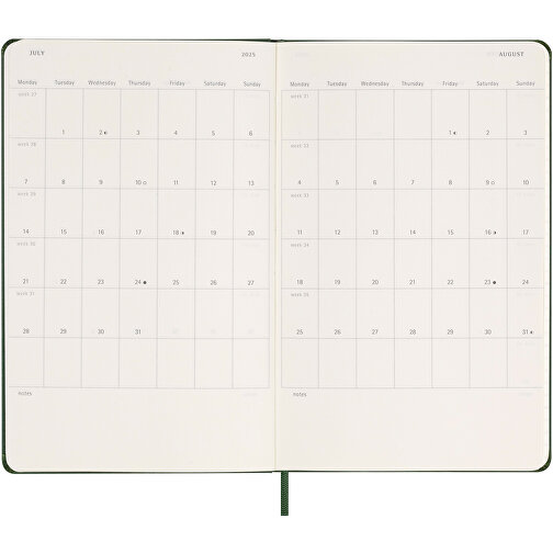 Moleskine Hardcover 12 måneders dagskalender, Billede 7