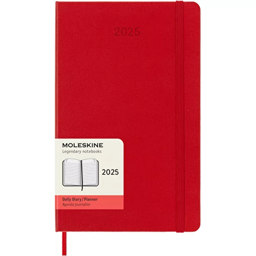 Moleskine L hard cover 12 måneders dagskalender, Billede 1