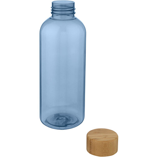 Ziggs 650 Ml Sportflasche Aus Recyceltem Kunststoff , transparent blau, Recycelter PET Kunststoff, Bambusholz, PP Kunststoff, 20,80cm (Höhe), Bild 4