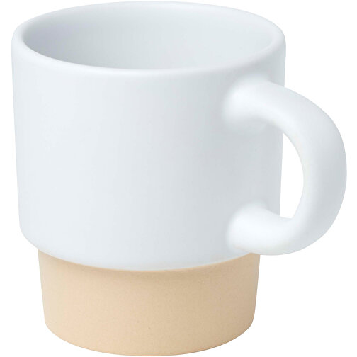 Olympia 130 Ml Stapelbarer Expresso Becher Mit Tonboden , weiss, Keramik, 7,10cm x 5,00cm (Höhe x Breite), Bild 1