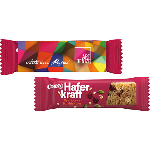 Reklameskrin med Corny Oat Power Bar, Billede 1