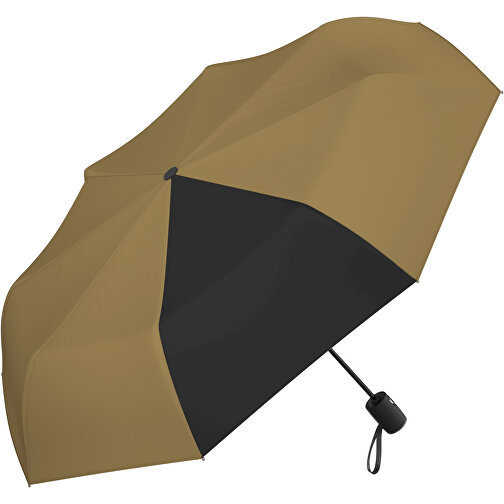 Regenschirm AOC Hamburg , gold / schwarz, 100% Polyester Pongee, 30,00cm (Länge), Bild 1