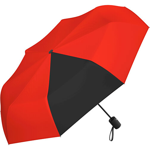 Regenschirm AOC Hamburg , rot / schwarz, 100% Polyester Pongee, 30,00cm (Länge), Bild 1