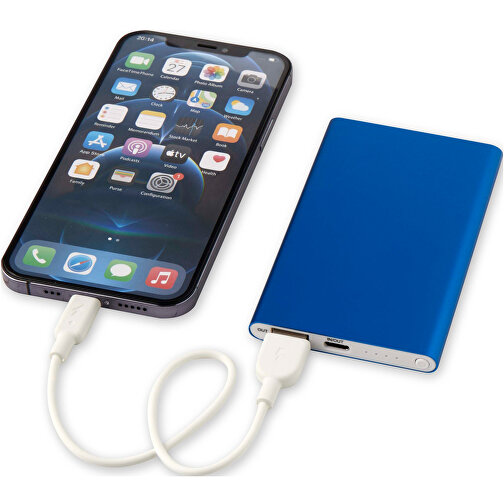 Power bank Pep da 4000 mAh Type-C realizzato in alluminio riciclato, Immagine 7