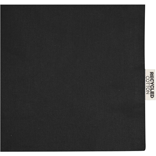 Odessa 220 G/m² Baumwoll Tragetasche Aus GRS Recycelter Baumwolle, Groß , schwarz, GRS-zertifizierte, recycelte Baumwolle, 57,00cm x 42,00cm x 16,50cm (Länge x Höhe x Breite), Bild 6