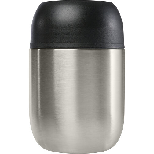 Supo 480 Ml Doppelwandiger Lunch-Pot , silber, Recycled stainless steel, Recycelter PP Kunststoff, 9,80cm x 14,30cm x 9,80cm (Länge x Höhe x Breite), Bild 4