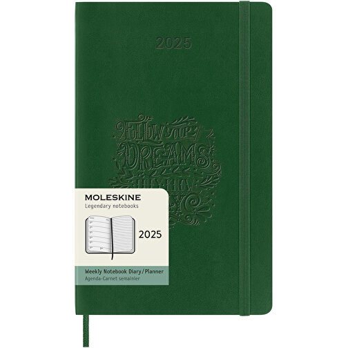 Moleskine Softcover 12 måneders ugekalender L, Billede 2