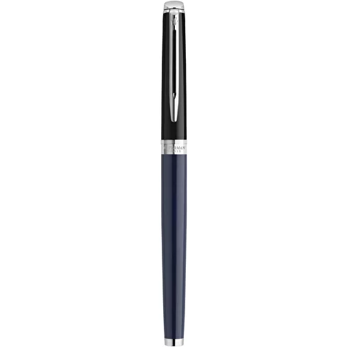 Waterman Hemisphere fargeblokkerende fyllepenn med palladiumkant (blått blekk), Bilde 5