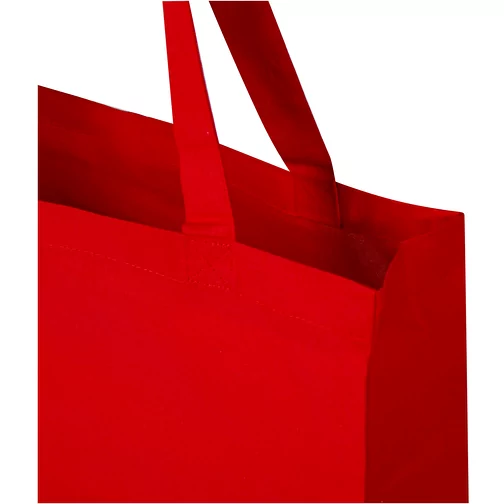 Tote bag a soffietto in cotone riciclato certificato GRS da 140 g/m² Madras, Immagine 5